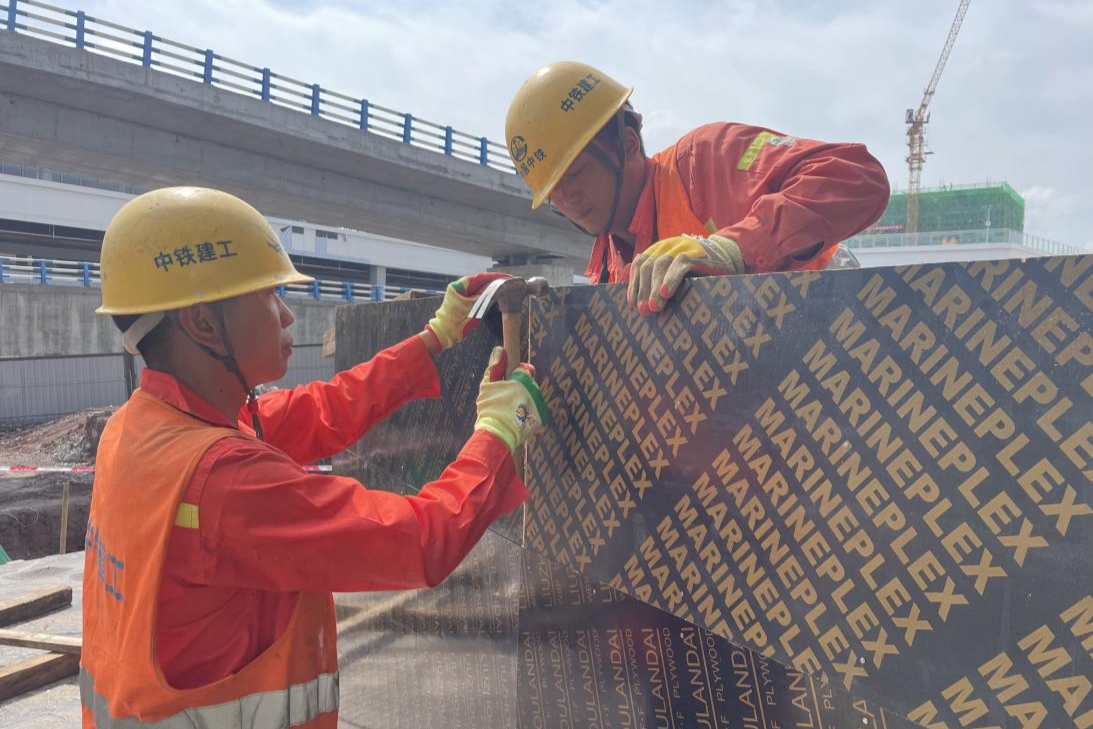 “五一”不停工渝昆高铁江津北站项目建设有序推进