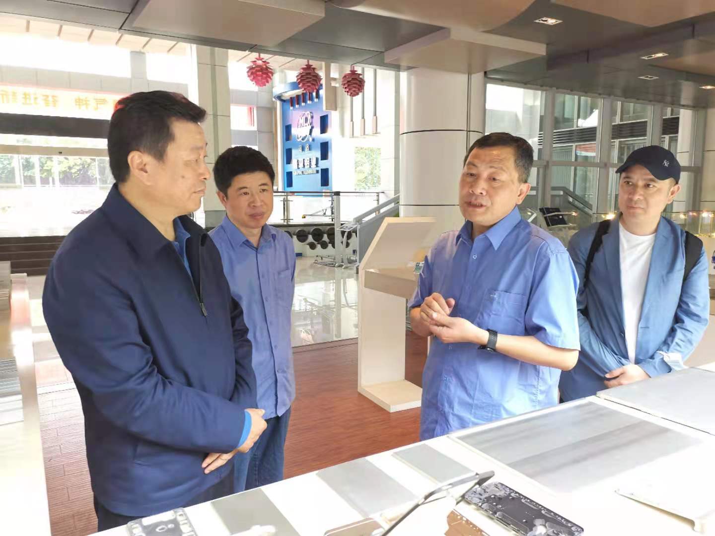 加工协会到福建南平铝业、麦特新和祥鑫股份调研