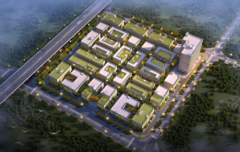 中南高科友商中维西安环保产业园 西安未央区地铁边上的研发厂房 500平起招商出售 4层5层厂房