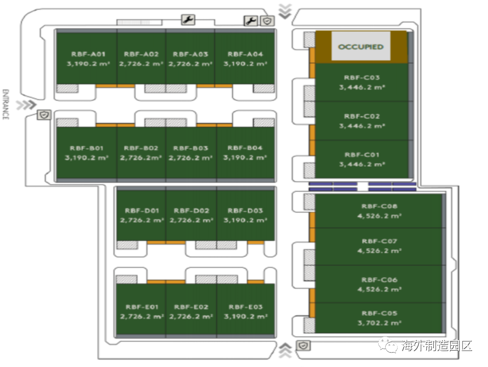 越南海防市deep c ii 工业区现成厂房仓储出租 2726平起租