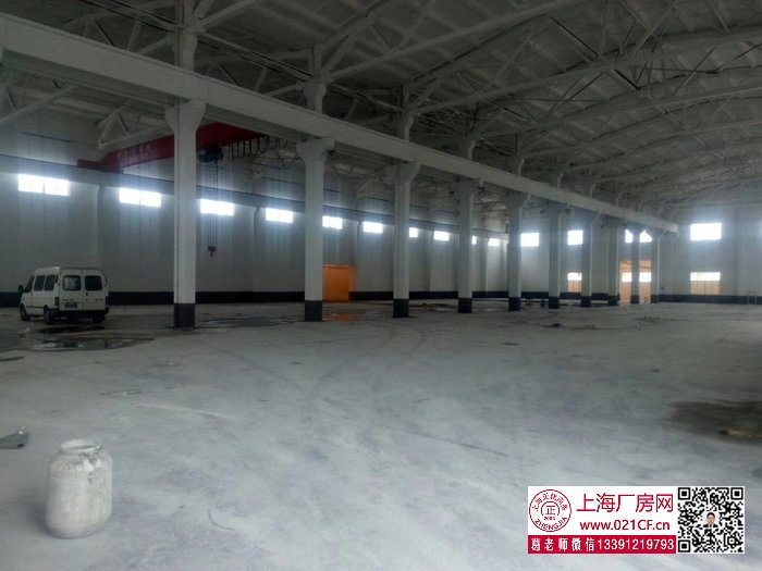  g1702 奉贤青村工业园区单层带行车4700平方米厂房出租 可分割  